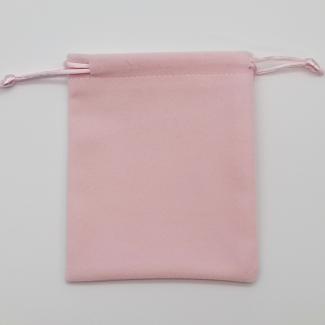 Knitted Long Pile Plush Fabric Drawstring Bags - Reusable Gift Bags, Custom Logo Fabric Pouches for Packaging, Travel, Jewelry Storage