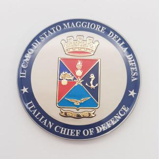 Italian Military Chief of Defence Emblem Lapel Pin – Soft Enamel Style, Custom Souvenir Badge