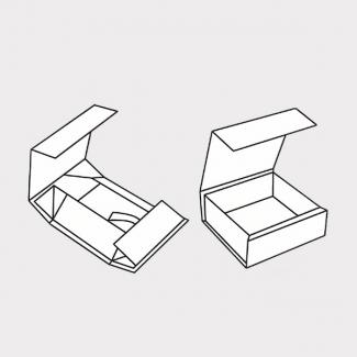 Board Game Box Type-Collapsible flip-top magnetic box